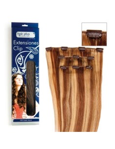 Natura Hair Systems extensiones quita y pon de clip liso 100 grs