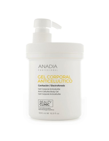 ANADIA BEAUTY -CLINIC GEL CORPORAL ANTICELULÍTICO CAVITACIÓN 500ml