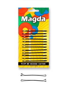 Magda horquillas moño rectas largas